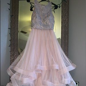 Dillard’s two piece prom dress